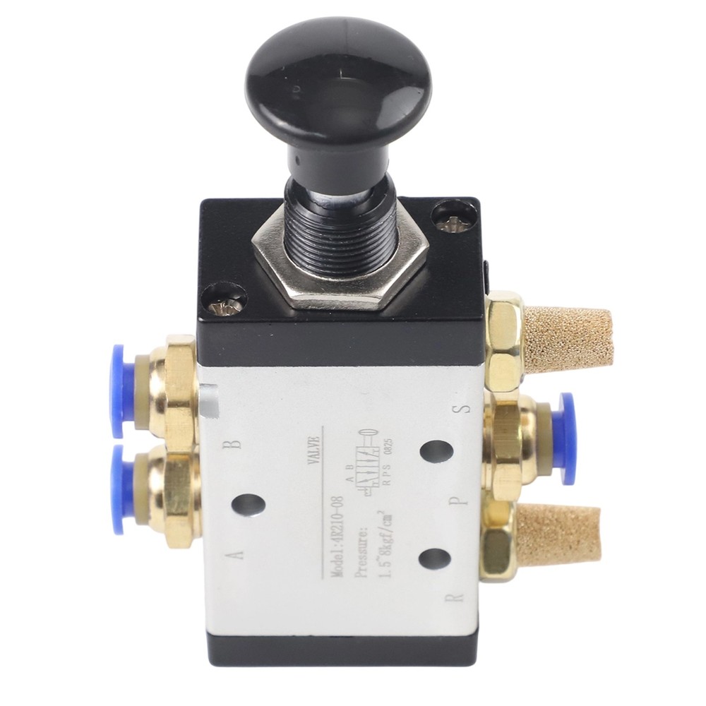 Manual Push-pull Valve Hand Push Pull Pneumatic Air Valve Control Silencer