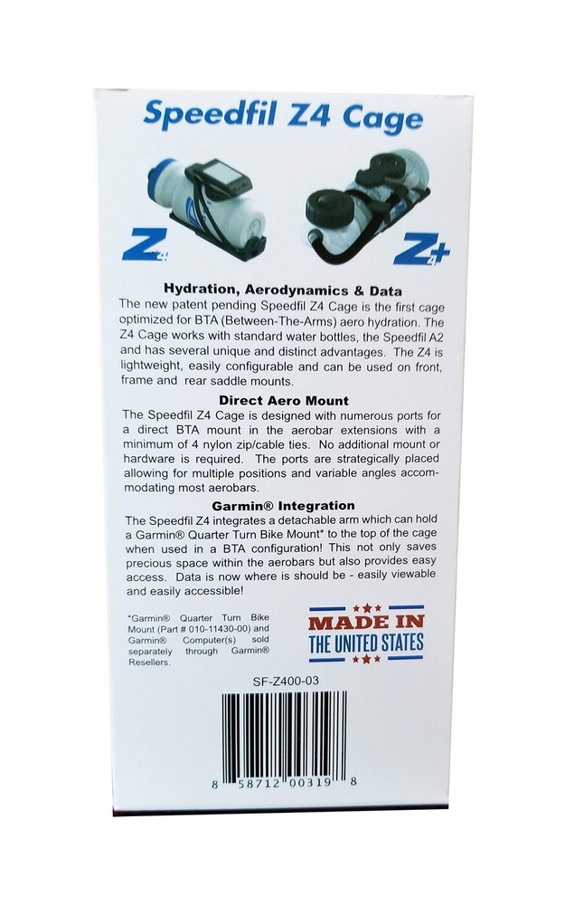 Z4 Between-The-Arms (BTA) Water Bottle Cage with Computer Mount.