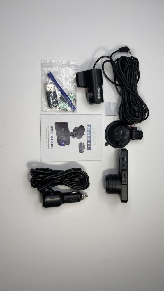 ALDF Three Channel Dash Cam Front and Rear. Car Dash Camera