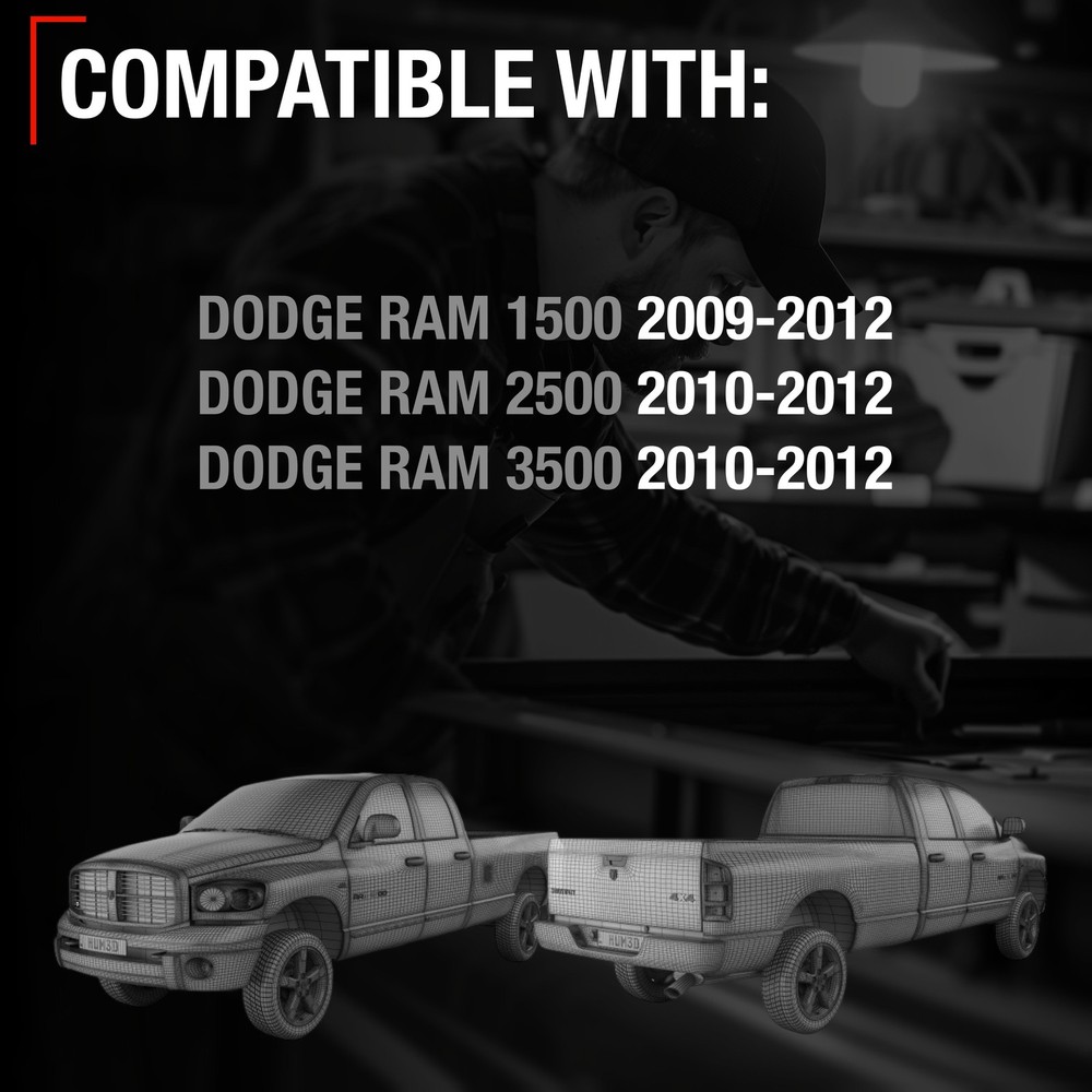 Tailgate Handle w/ Keyhole for Dodge Ram 1500, Ram 2500, Ram 3500