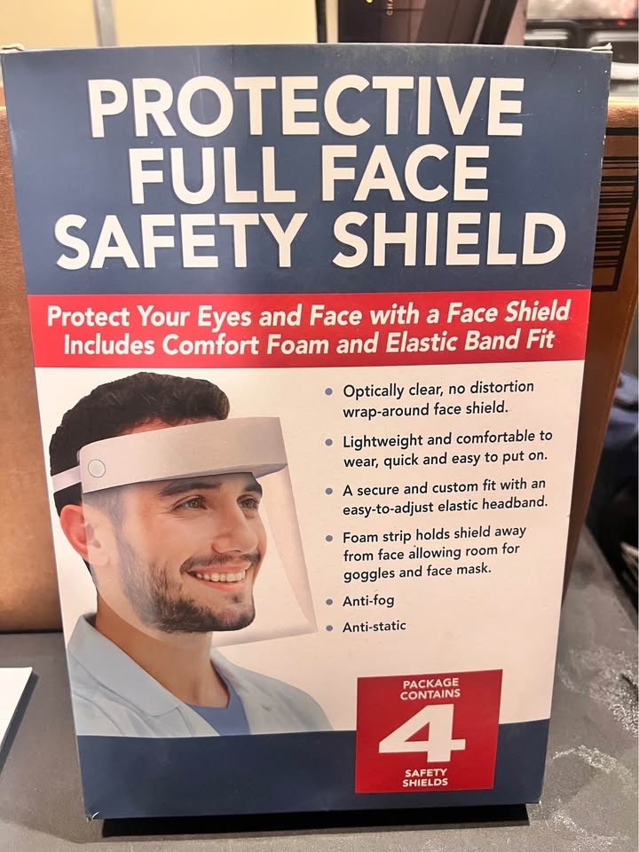 Full Face Shield 4 pc