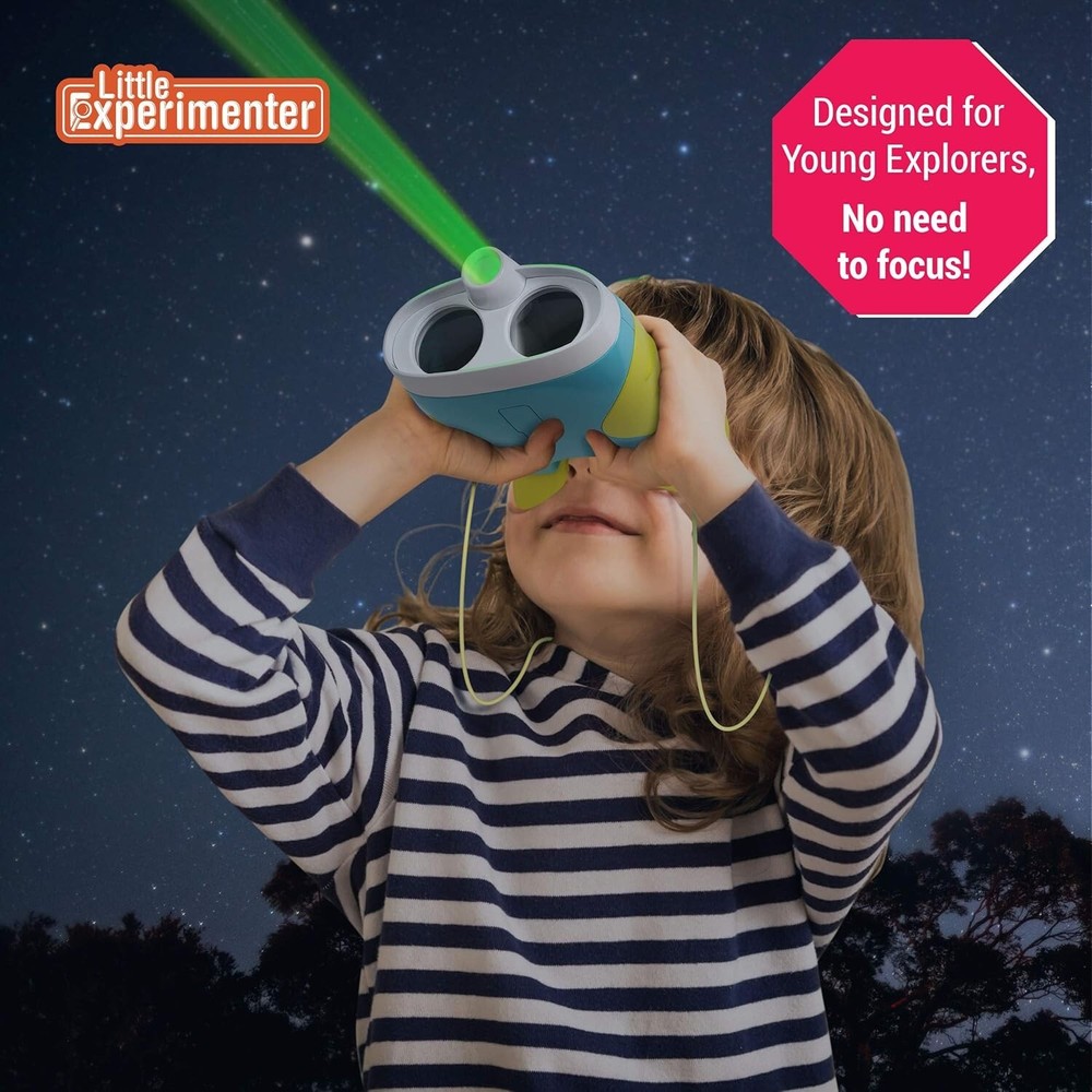Kids Night Vision Binoculars with Flashlight | STEM Learning Toy for Ages 3-6