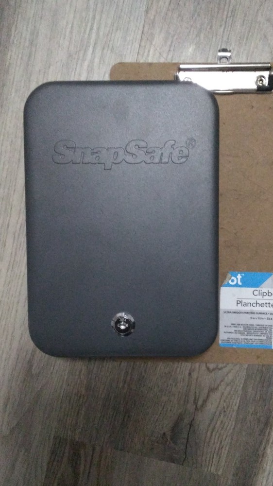 Snap safe needs new lock