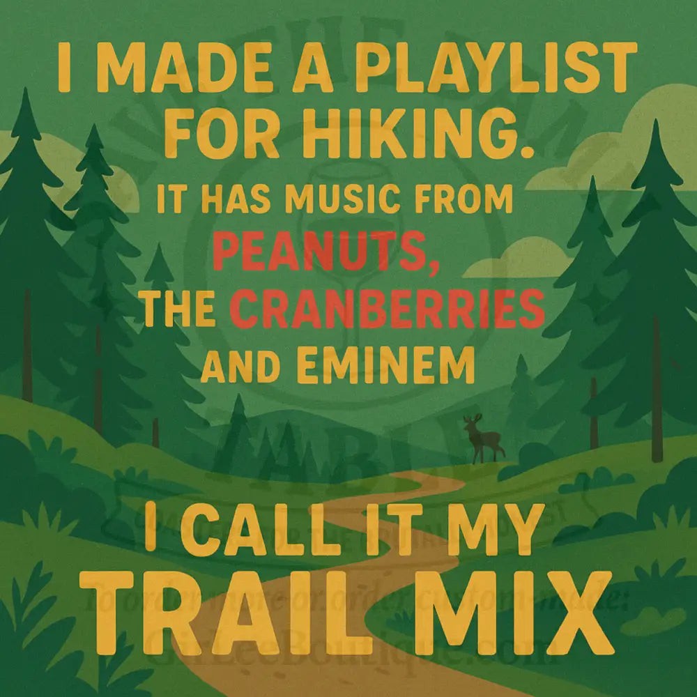 Handmade Coaster: Trail Mix Playlist