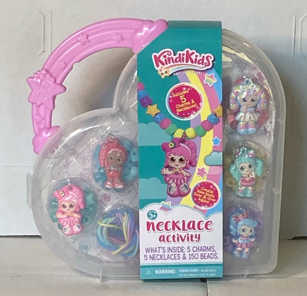 Kindi Kids Plastic Necklace Activity Set NEW