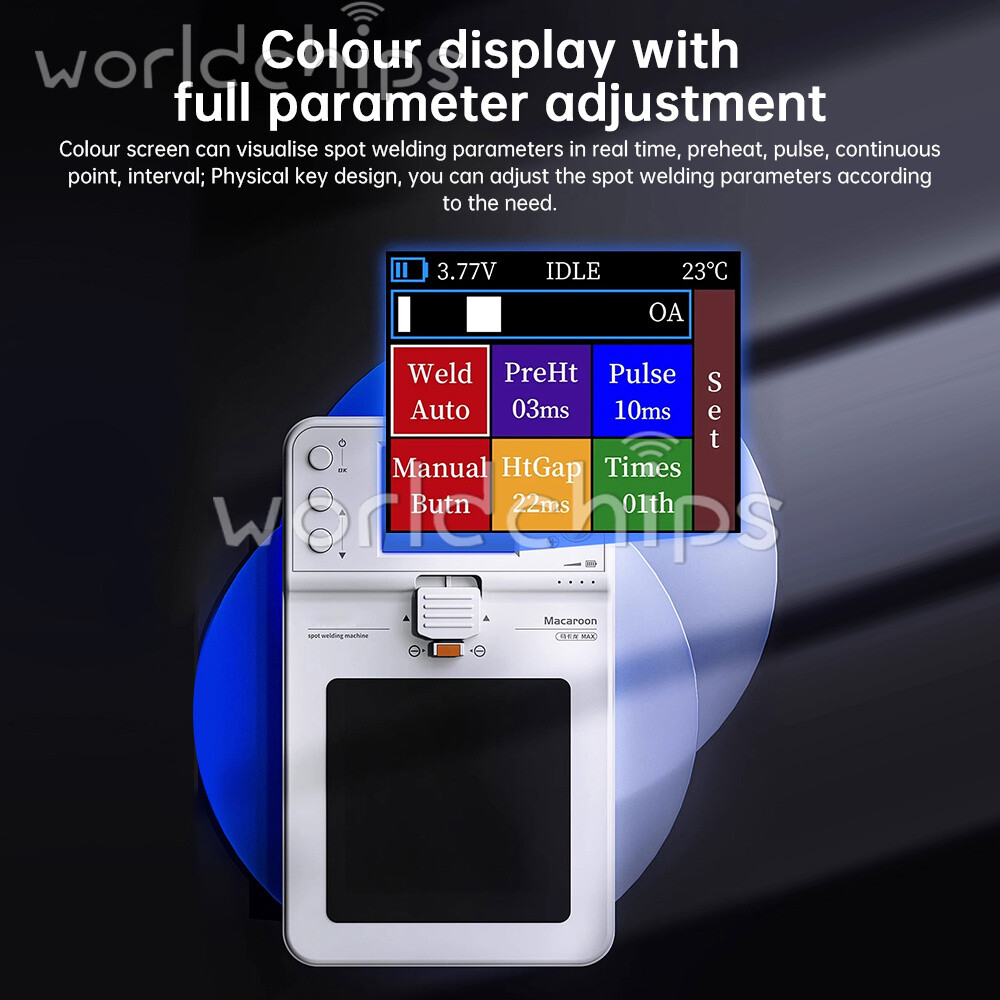 Integrated Spot Welding Machine 5V 650A Macaron Support Double Pulse Spot Welder