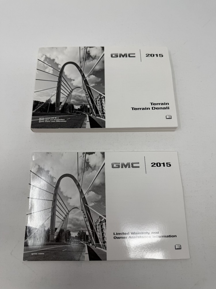 2015 GMC Terrain Denali Owners Manual OEM Complete Set