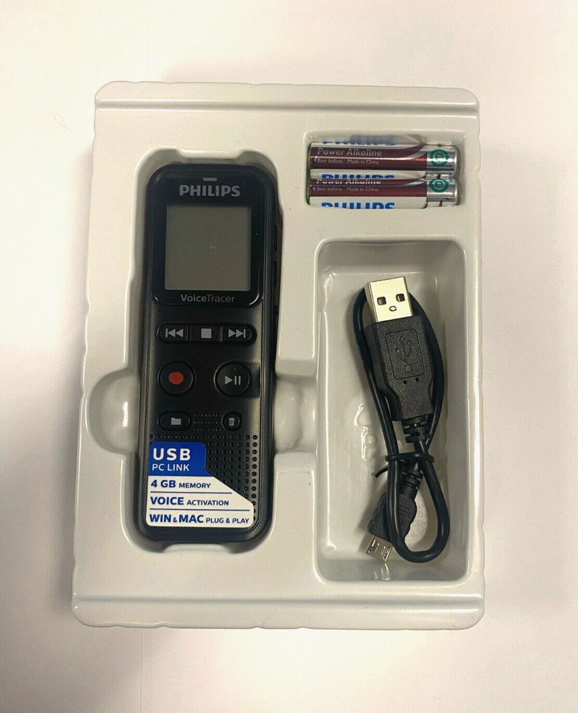 Philips VoiceTracer DVT1150 Audio Recorder
