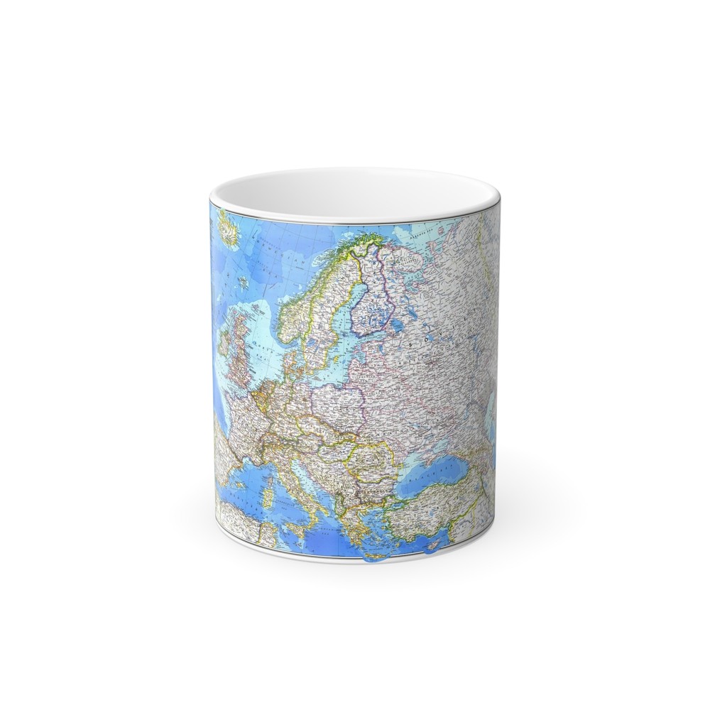Europe (1983) (Map) Color Changing Mug 11oz