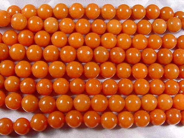 GR10 red aventurine beads