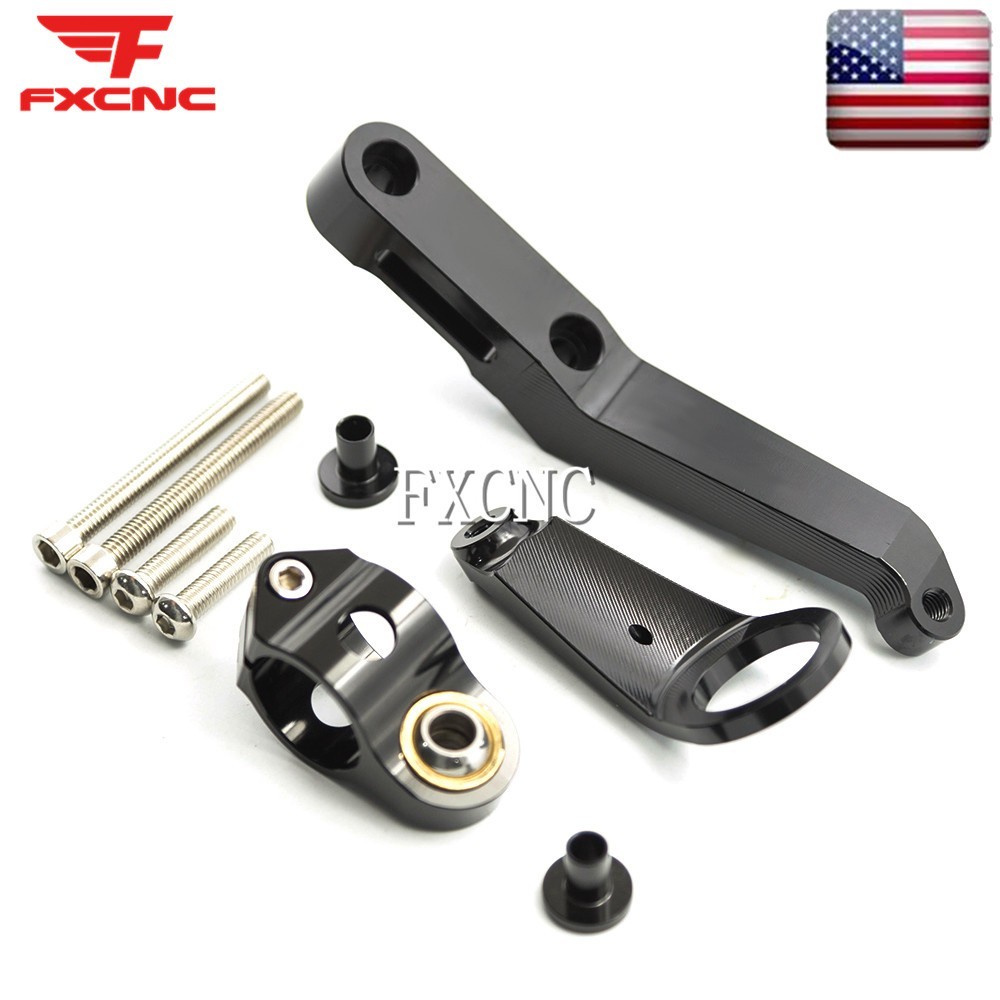 Adjust Steering Damper & Stabilizer Mount Bracket For Honda CBR954RR 2002-2003