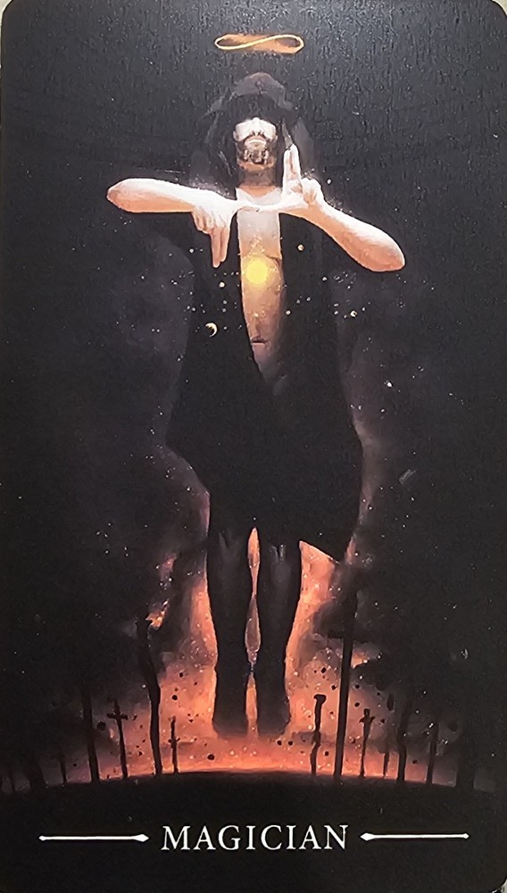 Black Tarot Deck