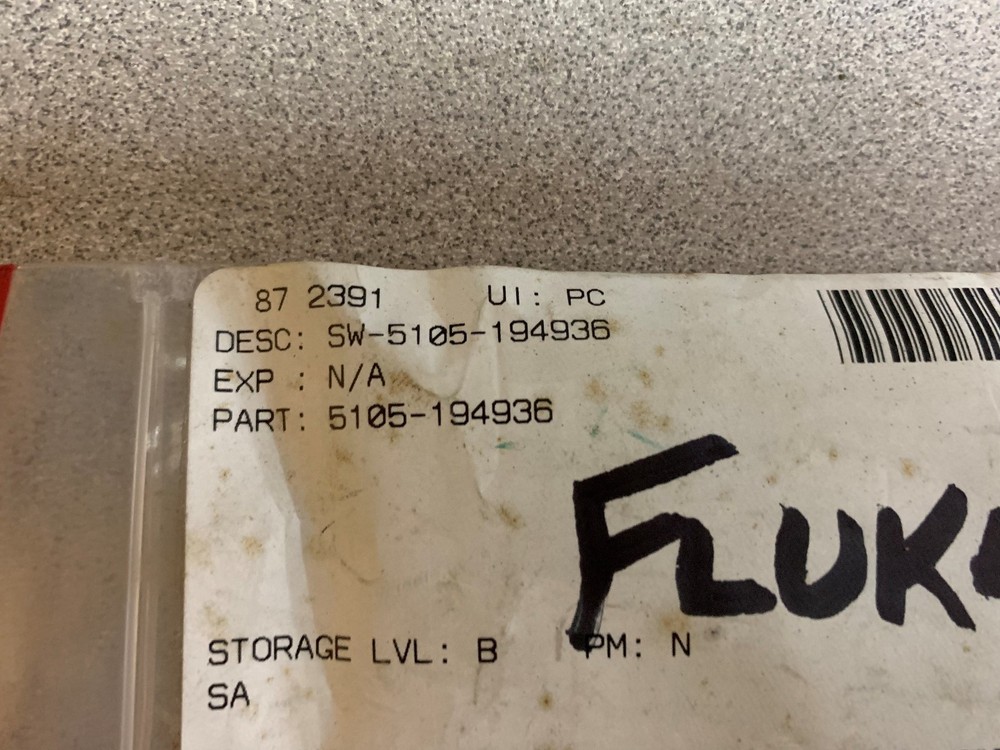 NEW IN BAG FLUKE SWITCH 5105-194936