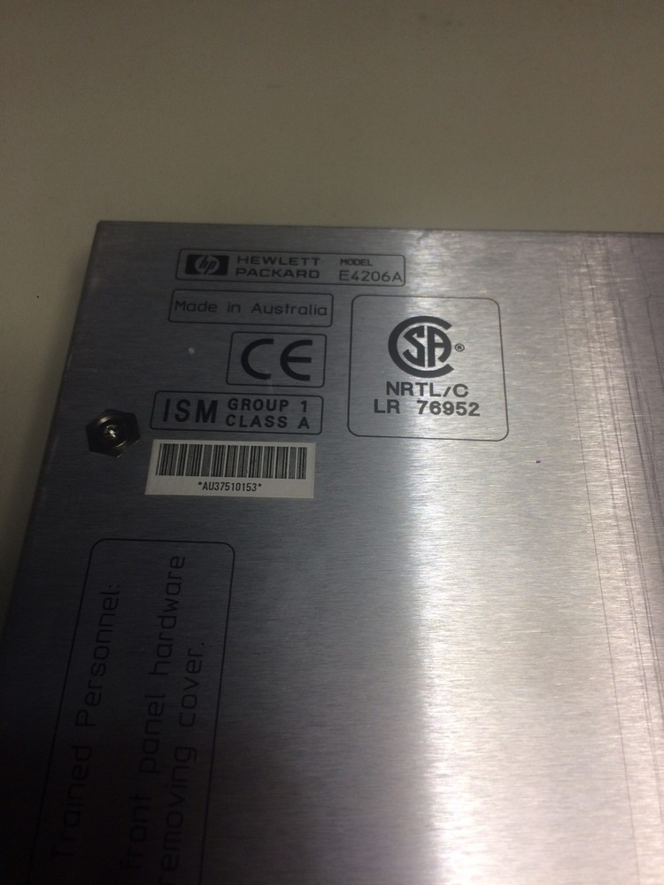 HP T1/E1 Frame Processor E4206A VXI Module