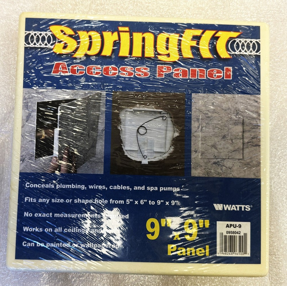 WATTS Spring Fit Acess Panel 9"x9" APU-9