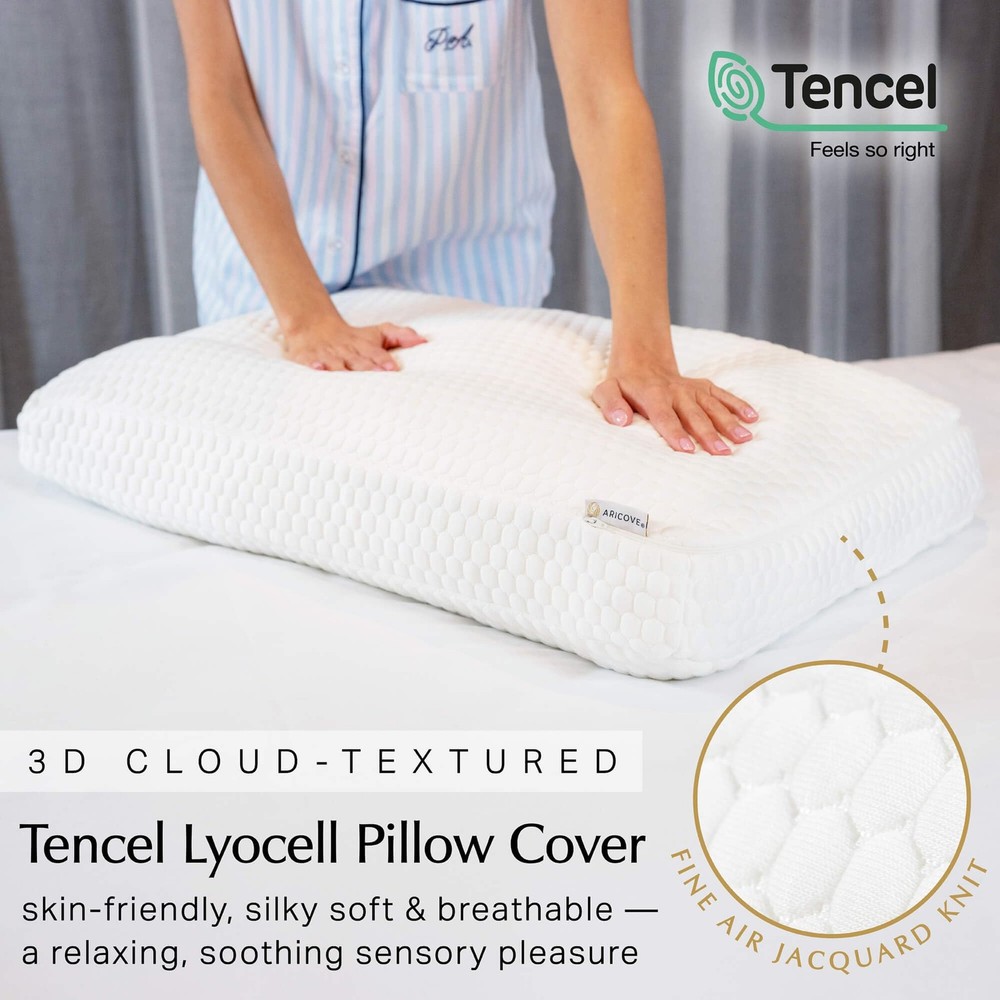 Bed Pillow for Sleeping, Side Sleeper Pillow for Adults, Queen Size, Adjustab...