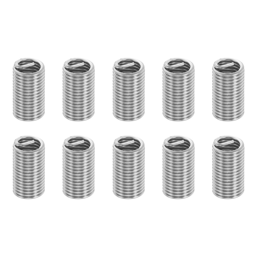 10pcs Wire Thread Inserts 3/8-16 UNC 3D 28.5mm Helical Threaded Sleeve