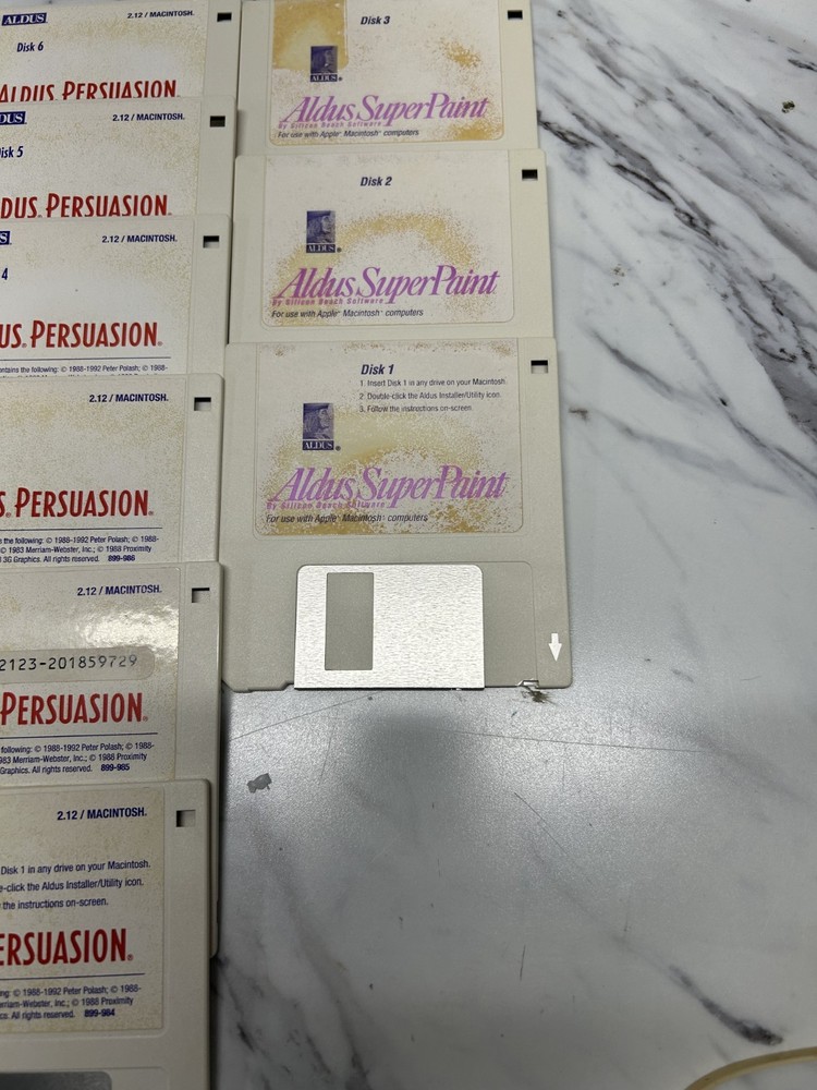 ALDUS Persuasion 2.12 Macintosh Includes S#