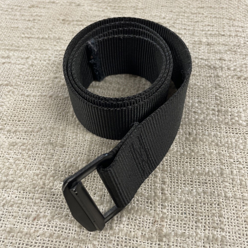 USMC Black Tactical Web Canvas Utility Belt 38.5”