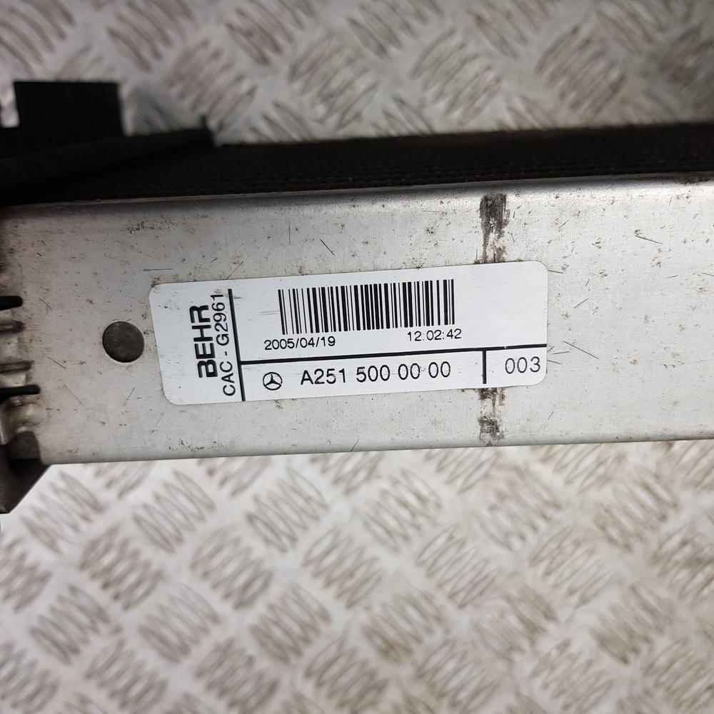 2005 MERCEDES-BENZ ML320 3.0 DIESEL AUTOMATIC INTERCOOLER A2515000000