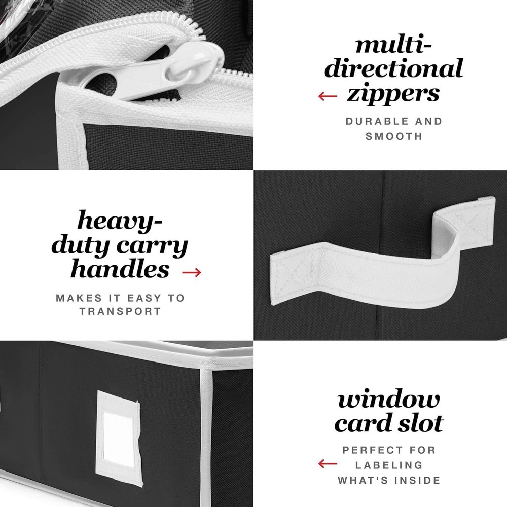 Premium Wrapping Organizer Storage | Gift Wrap Holder With Extra Pockets for ...