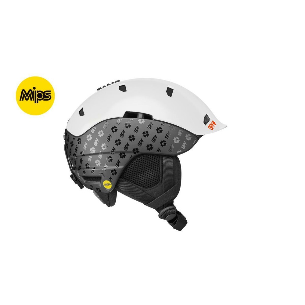 Spy Optic Interstellar MIPS Helmet Matte White/Black Repeat Logo S