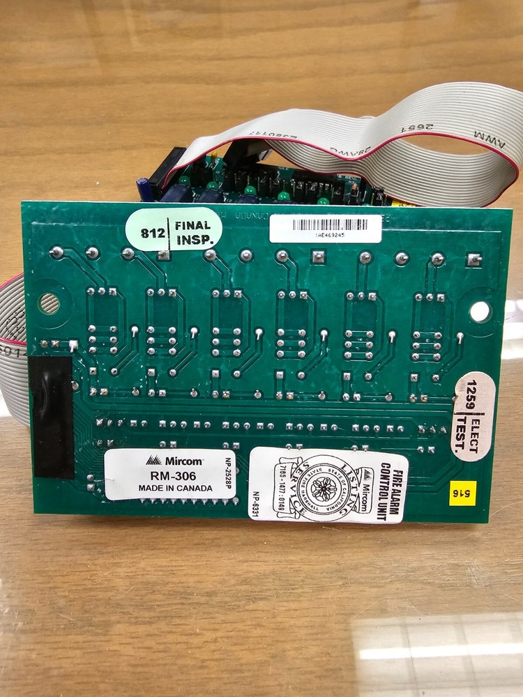 Mircom RM-306 Six Relay Adder Modules