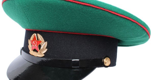 Soviet Union Russian Military Sergeant Boader Guard Cap Hat Size 57 WITH TAG