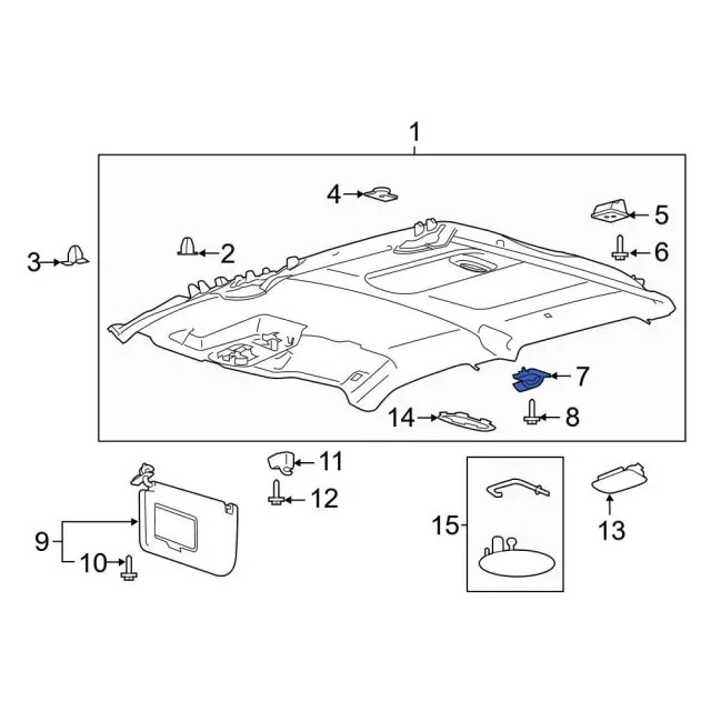 Genuine Ford Coat Hook FL3Z-9929024-AJ