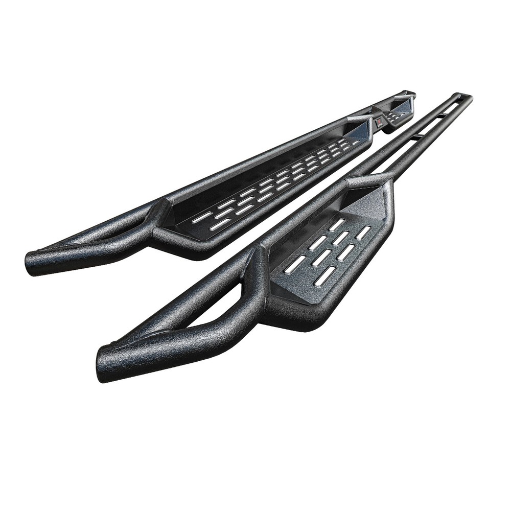 APS Black Drop Down Steps Fit 99-14 Ford Econoline Full Size Van