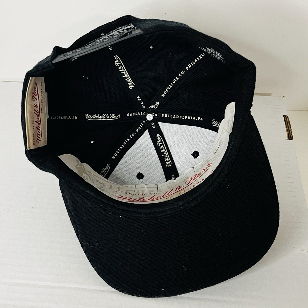 Space Jam Bugs Bunny Silhouette Snapback Hat Black Mitchell & Ness