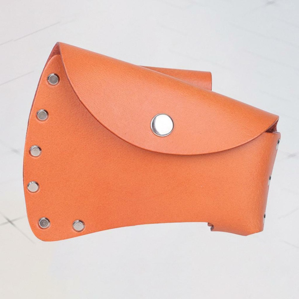 Real Leather Axe Hatchet Blade Cover Axe Head Sheath Case Belt Holster
