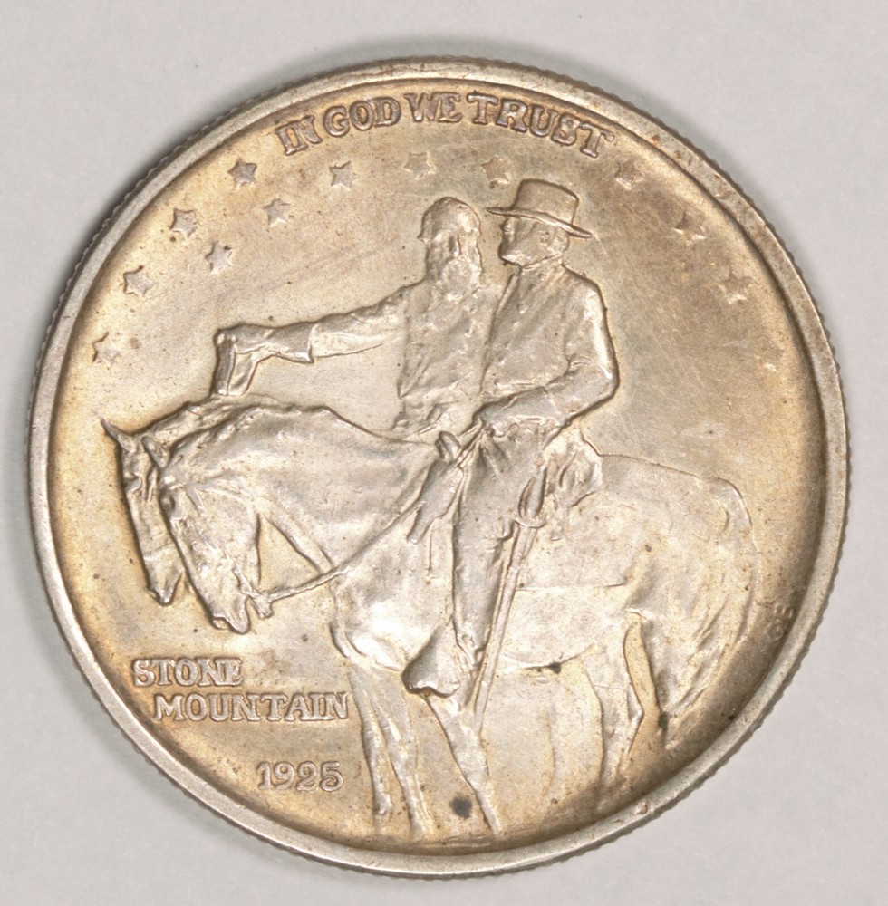 1925 Stone Mountain Commemorative Half Dollar Nice Luster! #CKR11