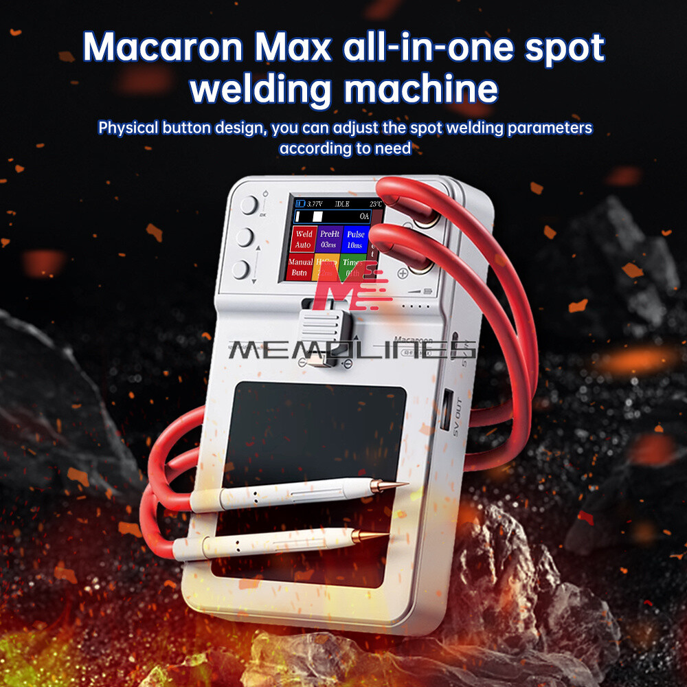 Integrated Spot Welding Machine 5V 650A Macaron Support Double Pulse Spot Welder