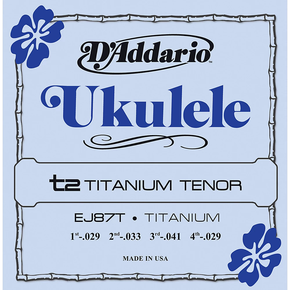 D'Addario EJ87T Titanium Tenor Ukulele Strings