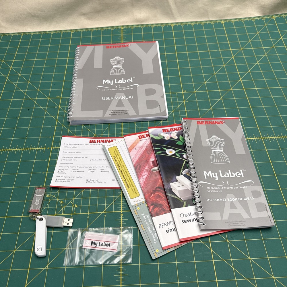 Bernina My Label 3D Pattern Software version 1.0