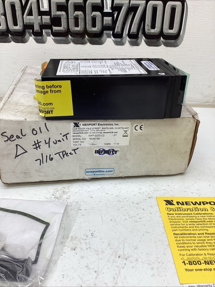 Newport Electronics Infinity Process Panel Meter INFP-0200-C2 NIB