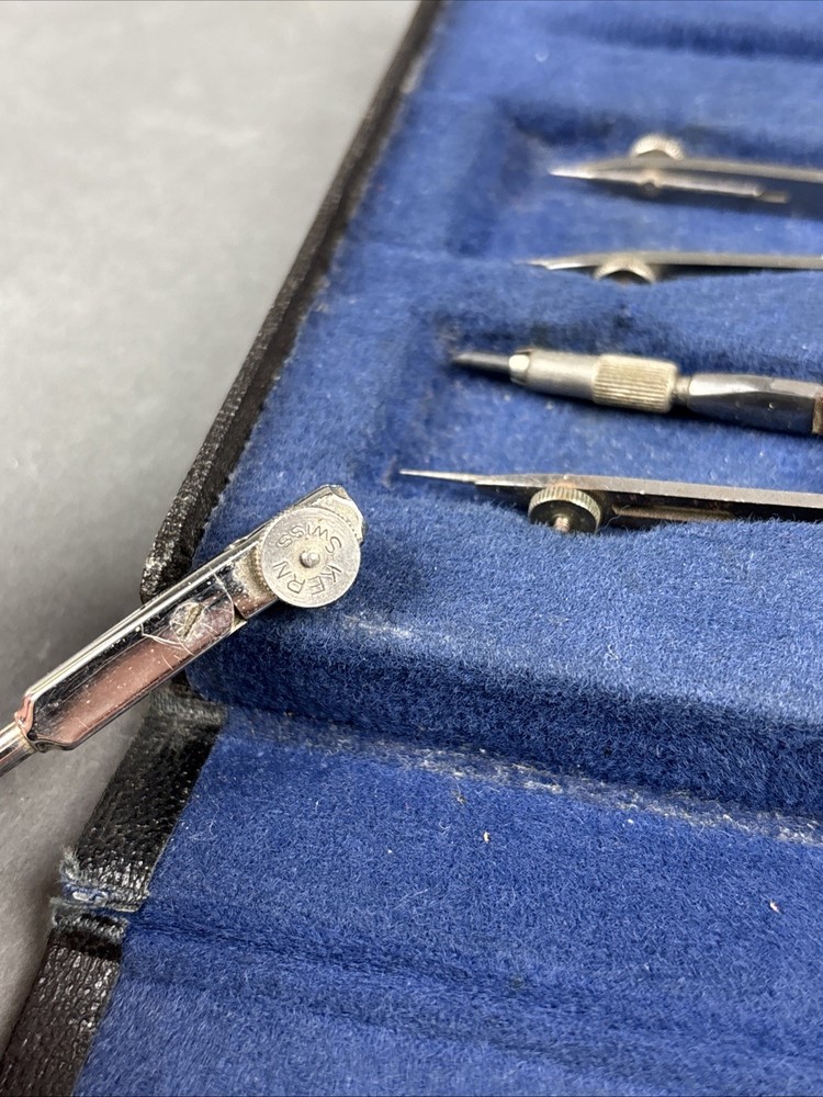 Kern Aarav Drafting Set Tools in Case Swiss B H Elliot Engineering
