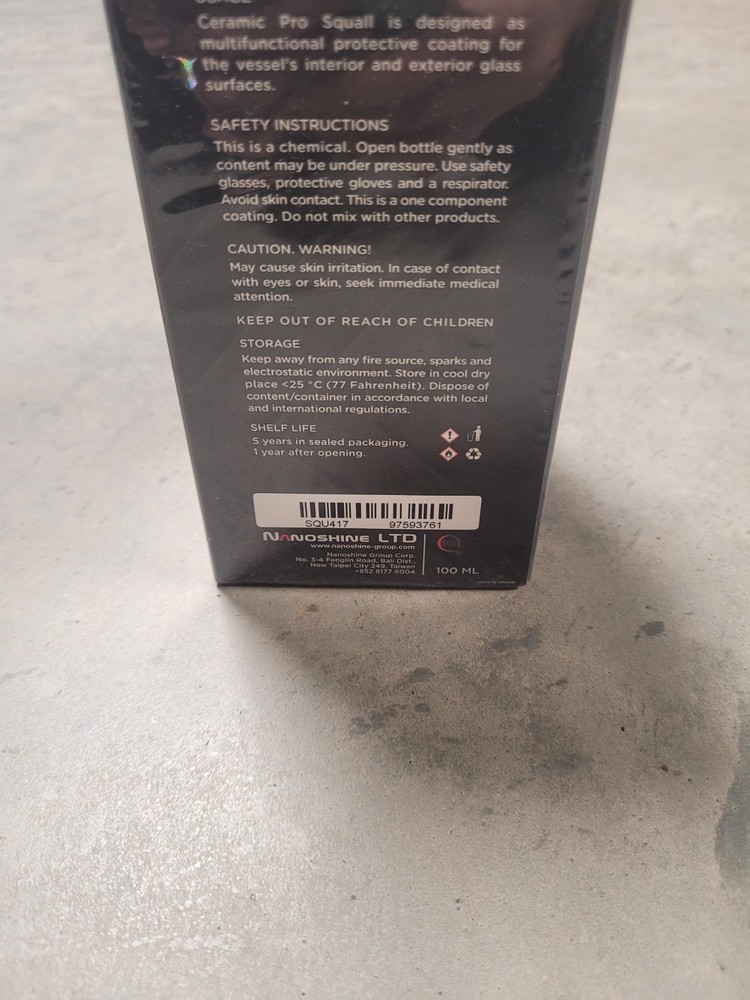 Ceramic Pro - Car Ceramic Coating - Squall Glass Surface Protection 100ml