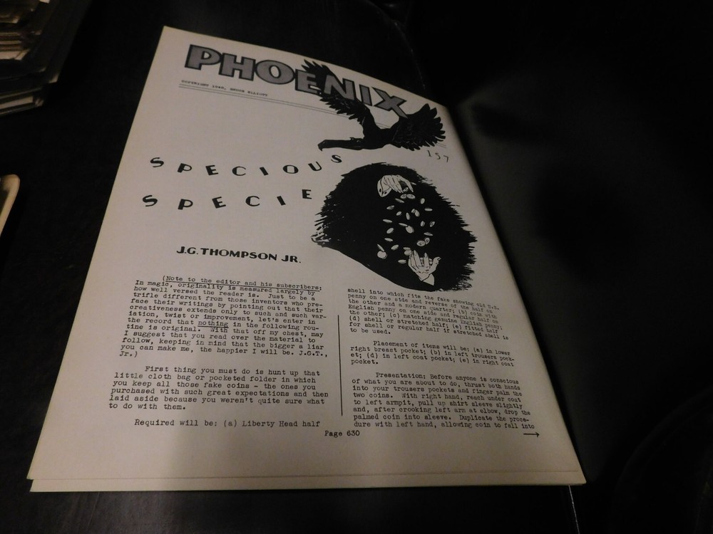 The Phoenix Magic Magazine For Magicians # 157