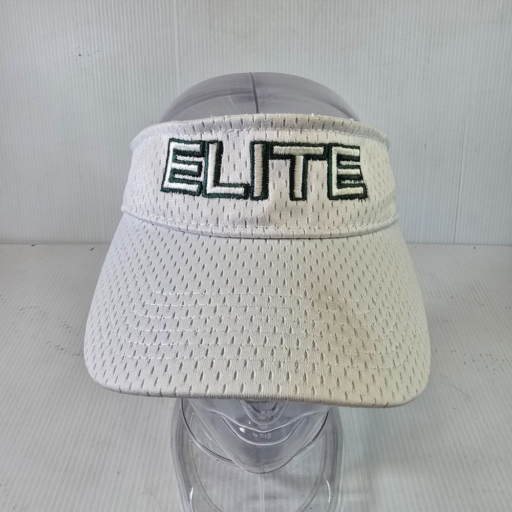 Pacific headwear ELITE visor hat white Pro Model adjustable