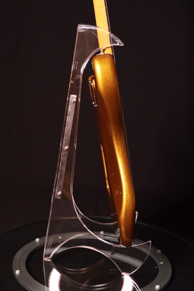 Clear Acrylic Guitar Stand Flame Treated Edge