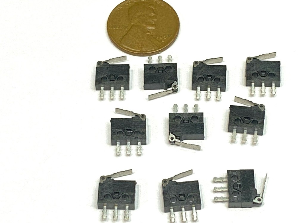 10 Piece MX-1205 NC NO Microswitch Reset mini small Micro Limit Switch Lever E32