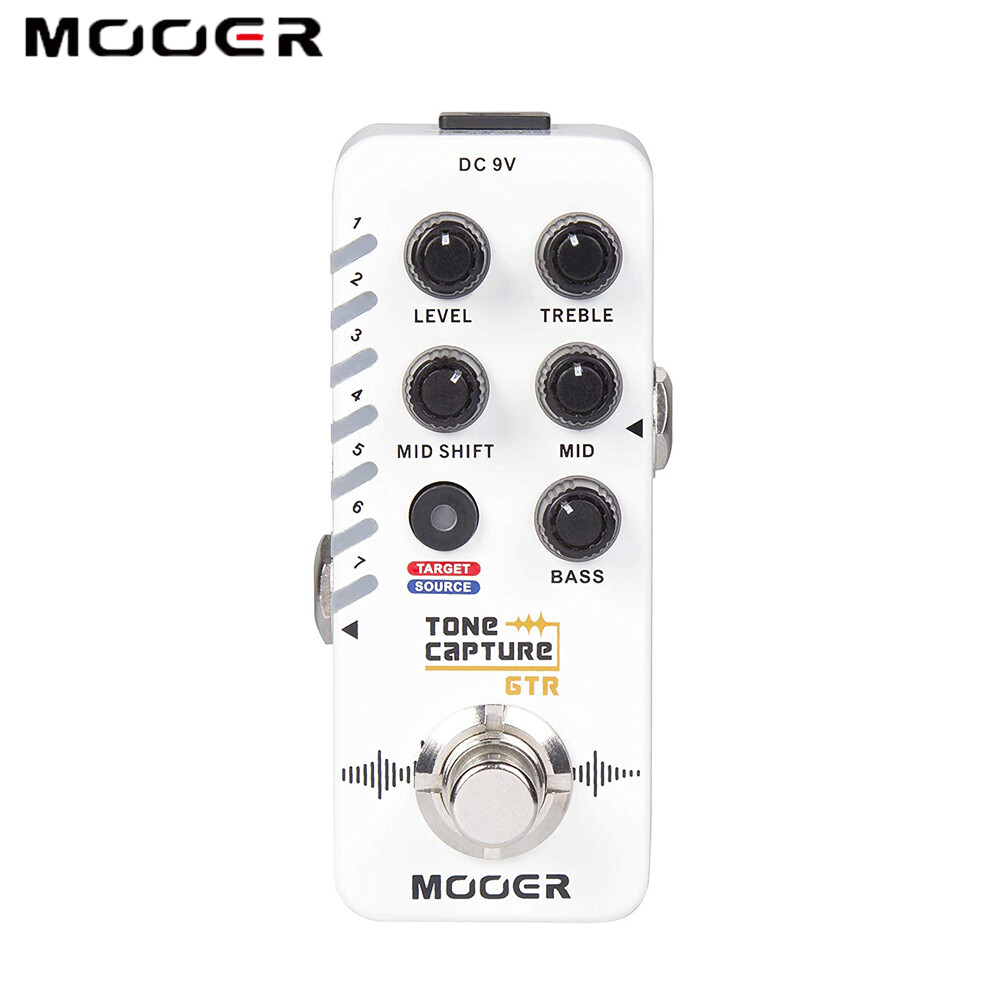 Mooer Tone Capture GTR Guitar Modelling Pedal True Bypass Buffer Bypass Switch