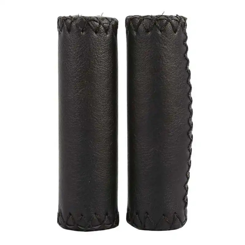 2pcs ycle Handlebar Grips Artificial Leather Mtb Handle Bar Cover Increase Da