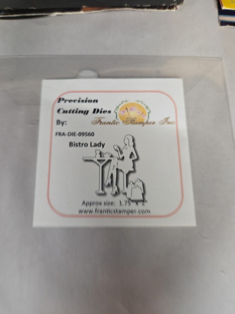 Precision Cutting Dies (Frantic Stamper) Bistro Lady