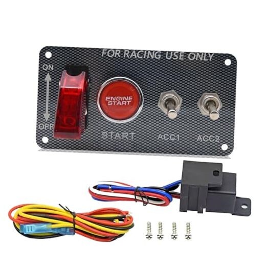 4-in-1 Universal 12V Racing Ignition Switch Panel  4 in 1 Ignition Switch Panel