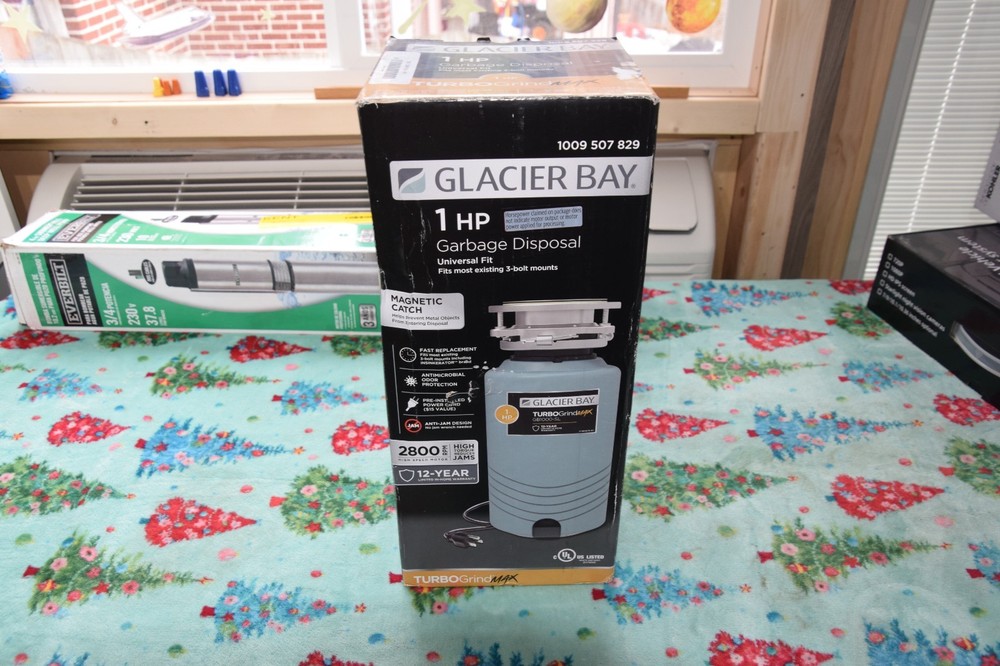 Glacier Bay TurboGrind Max 1 hp. Continuous Feed Garbage Disposal