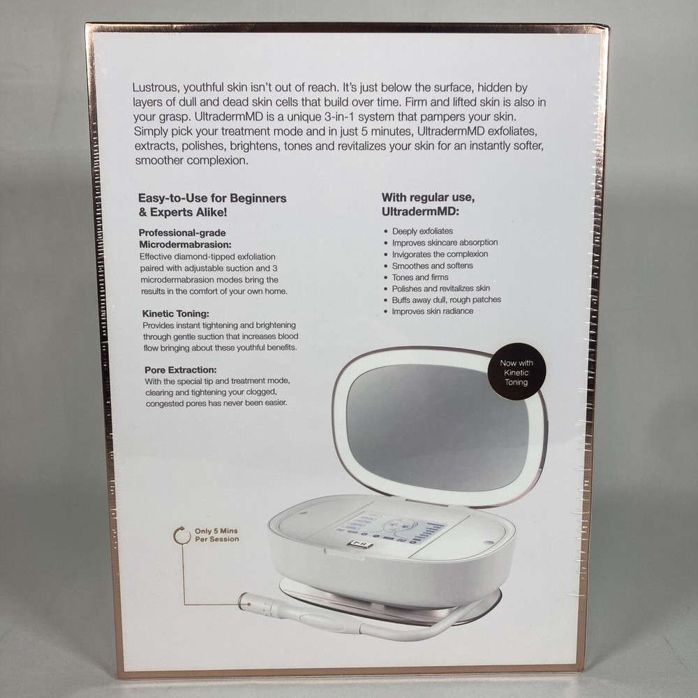TROPHY SKIN Ultraderm MD Microdermabrasion System Lilac Color 3 In 1 System New