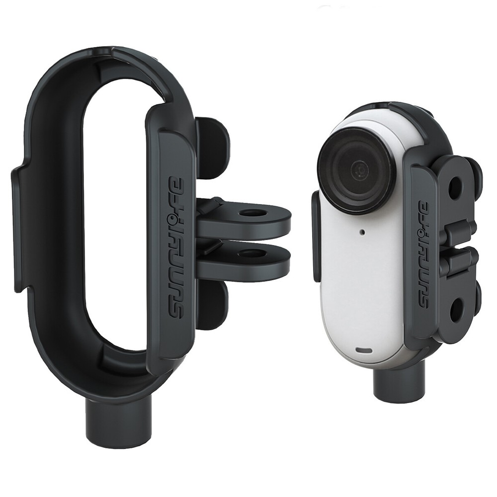 Plastic Accessory Mount Frame Camera Holder w/ Adapter for Insta360 Go 3 Camera